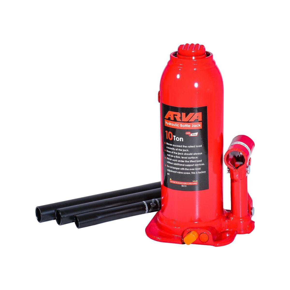 جک روغنی هیدرولیک 10 تن مدل 4333 آروا ARVA 1*M33