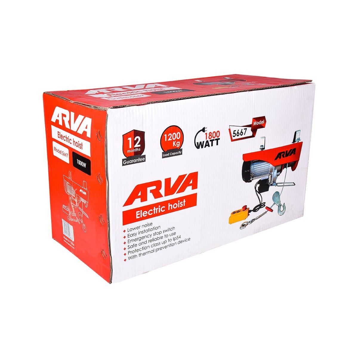 جرثقیل برقی 1800 وات 1200 کیلوگرم مدل 5667 آروا ARVA 1*M44
