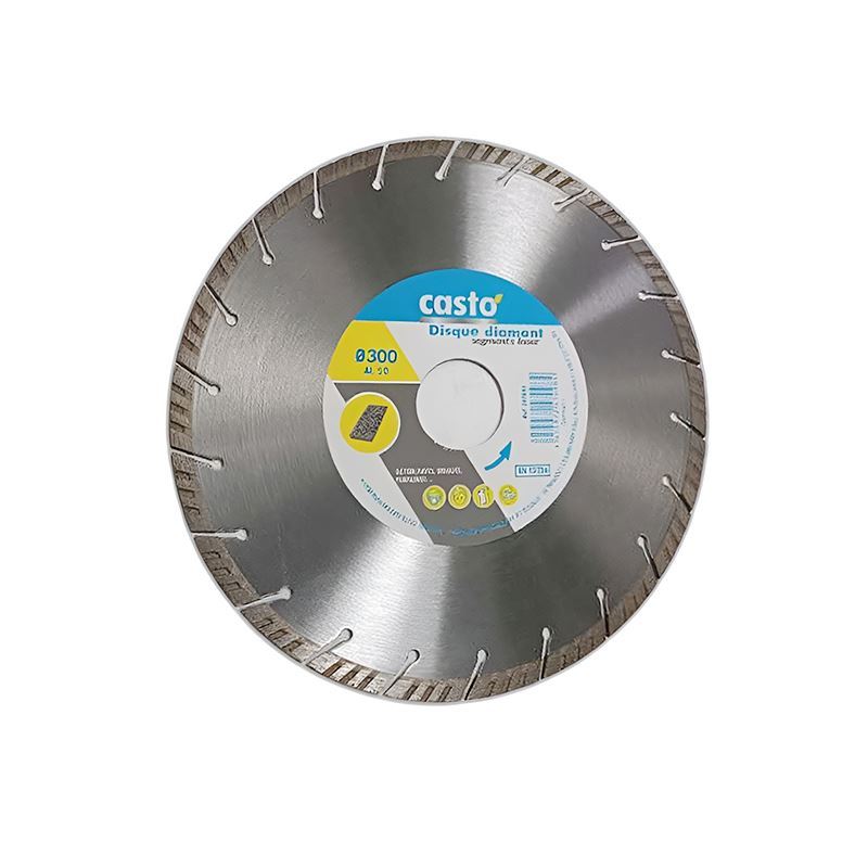 تیغه گرانیت بر آبخور 300 م.م سوراخ 50 CASTO 1*L13