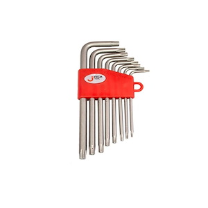 ست آچار آلن 8 عددی ستاره ای کوتاه کد SWM8 جی تک JTECH 1*L42