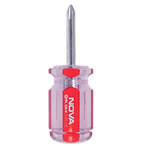 پیچ گوشتی مشتی چهار سو 38* 6 دسته کریستال نووا NOVA کد 1123 1*L34