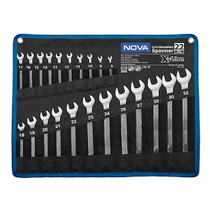 ست آچار یکسر رینگی  کیفی 22  عددی NOVA X-LINE نووا کد 9432 L61*1