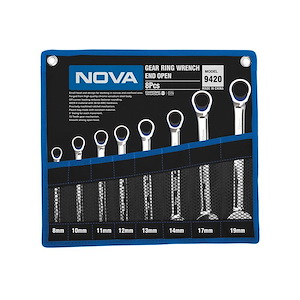 ست آچار یکسر جغجغه 8 عددی کیفی نووا NOVA مدل 9420 1*L53
