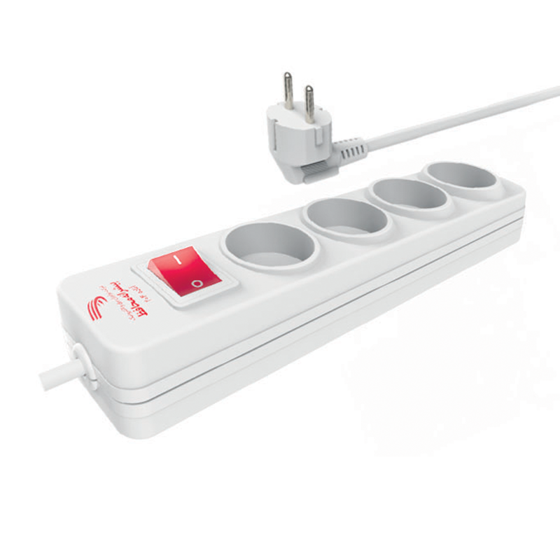 پریز سیار 4 خروجی کلید و کابل 4.8 متری مدل 204 آناده 16 آمپر پیشرانه Q1*1