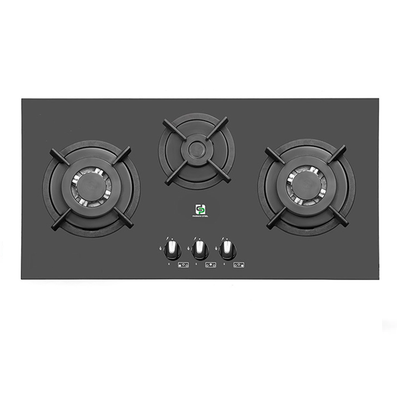 اجاق گاز 3 شعله شیشه ای مدل PB-3202 پرنیان PARNIAN STEEL 