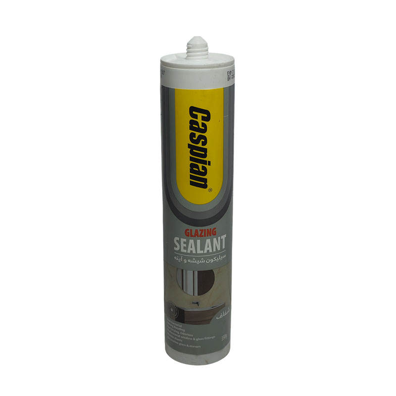 چسب آکواریوم 330 گرمی شفاف مخصوص آینه کاسپین CASPIAN 