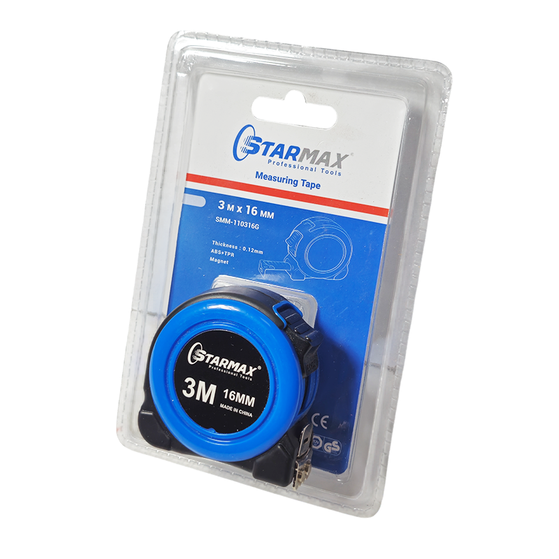 متر روکش دار دو طرفه 3 متری 16*3  کد SMM-110316G استارمکس STARMAX 