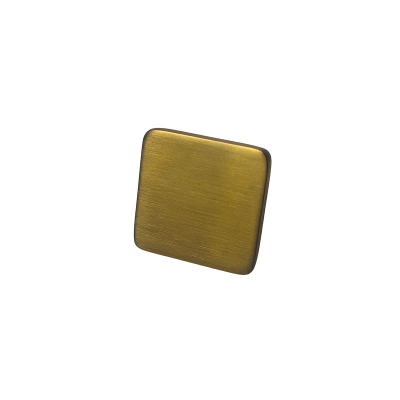 دستگیره کابینتی تک پیچ طلایی مات سایز 001  کد 46 برونتیل BRONTEEL 