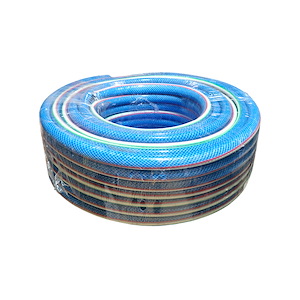 شیلنگ آب نمره 3 ( 1 اینچ ) درجه 1 آبی تیره 50 متری قائم پلاستیک کاسپین