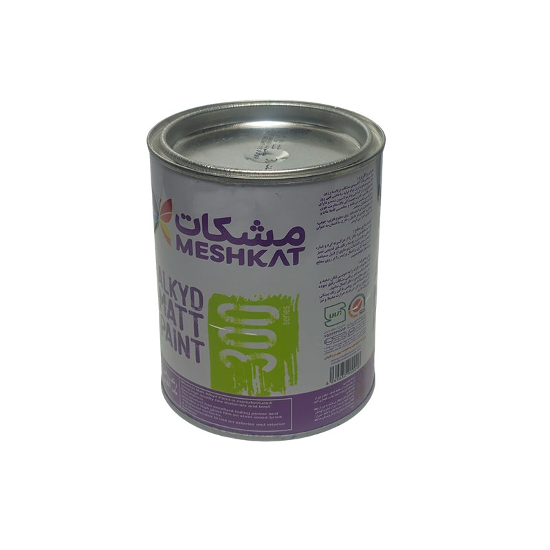 رنگ روغنی 1 کیلویی سفید مات مشکات 