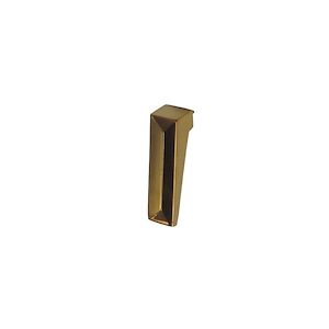 دستگیره کابینتی تک پیچ طلایی مات کد 001-45 برونتیل BRONTEEL