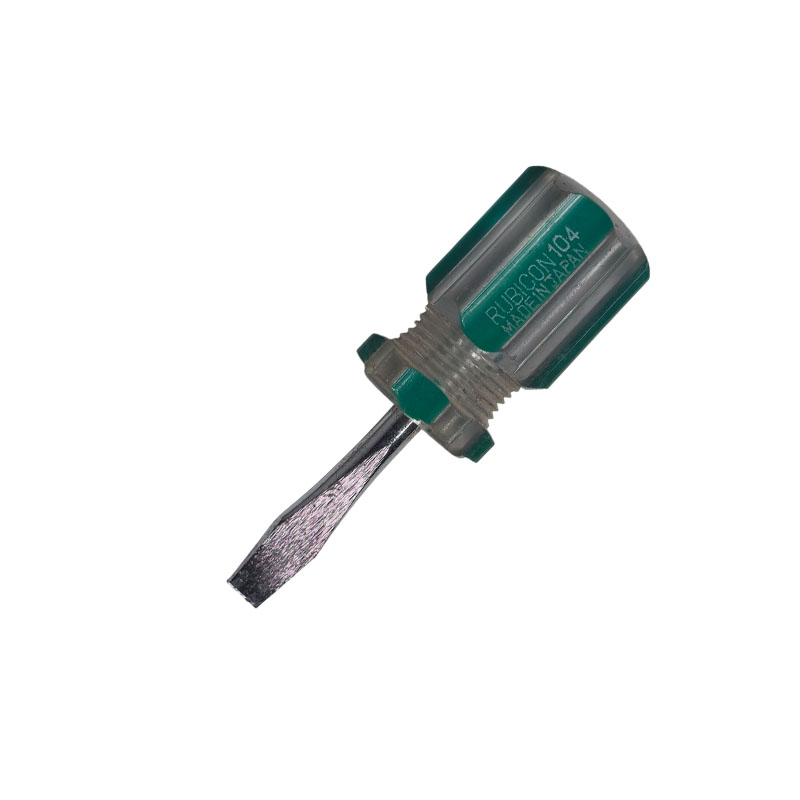پیچ گوشتی مشتی دو سو 38 * 6 دسته کریستال ژاپن RUBICON 