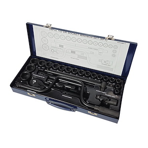 جعبه بکس 1/2 اینچ 6 پر 24 عددی مشکی مدل AS424MV-T مستر تولز MASTER TOOLS 