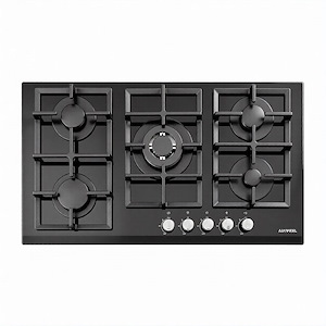 اجاق گاز 5 شعله شیشه ای مدل G543 ایلیا استیل ILIA STEEL 