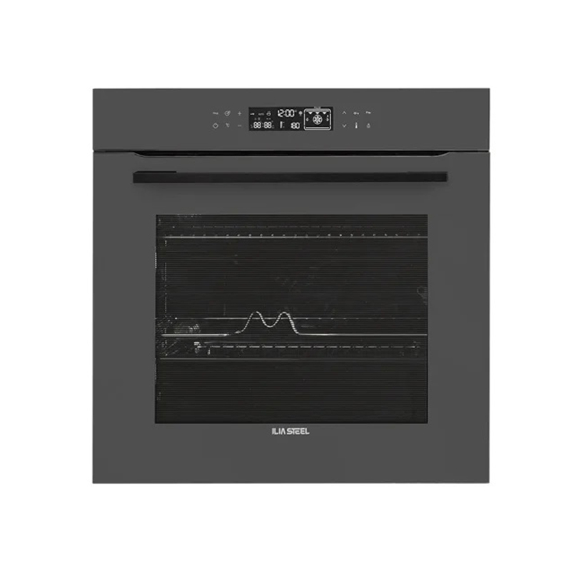 فر برقی شیشه ای طوسی مدل IO-110Gایلیا استیل ILIA STEEL 