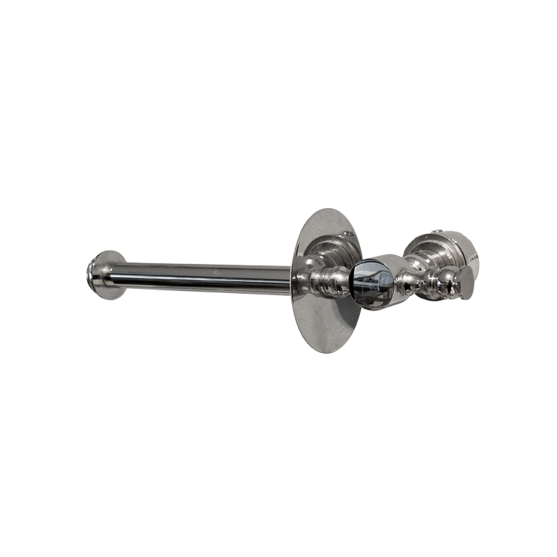 جا دستمال کوتاه کروم مات میلوکس مدل ژیکس ساده 6142 
