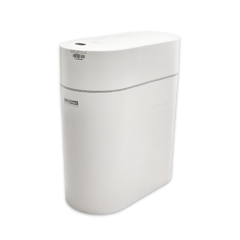 سطل زباله 9 لیتری باسنسور با درب پروانه ای با قابلیت ساکشن کیسه زباله مدل HTD 787-9L پرایم PRIME 
