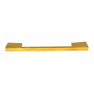 دستگیره کابینتی دو پیچ طلایی براق سایز 192-224 کد 49B برونتیل BRONTEEL