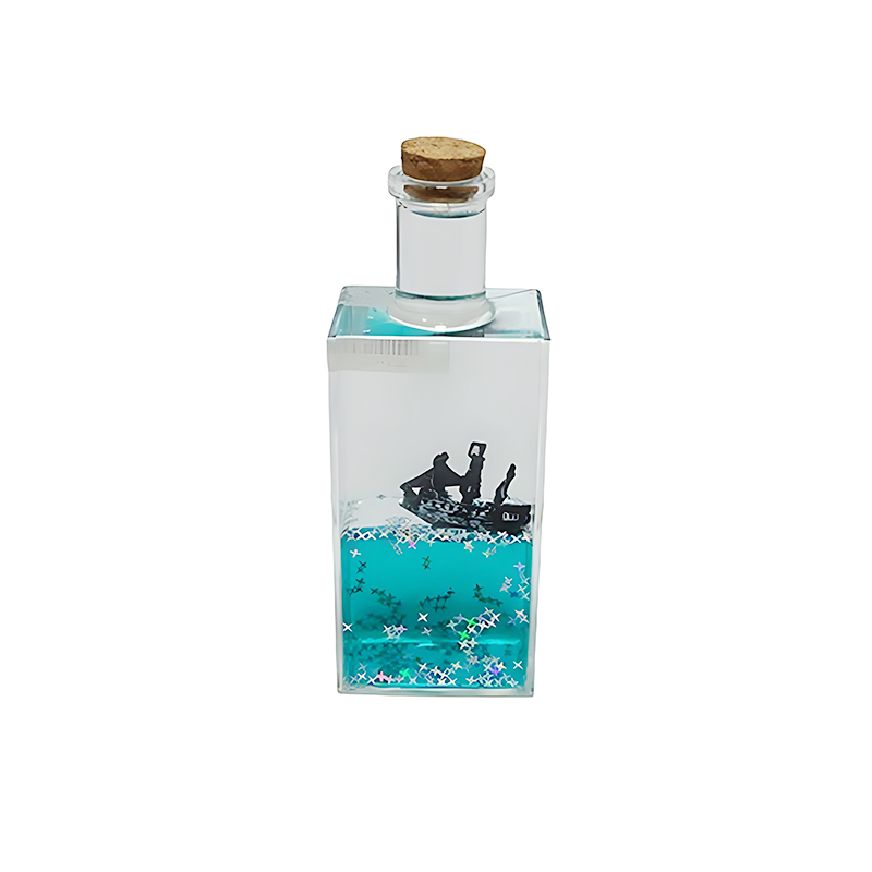 ساعت شنی طرح بطری آبی 