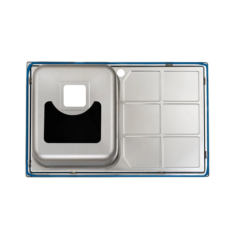 سینک ظرفشویی توکار راست مدل 2066 ایلیا استیل ILIA STEEL مریم2*12