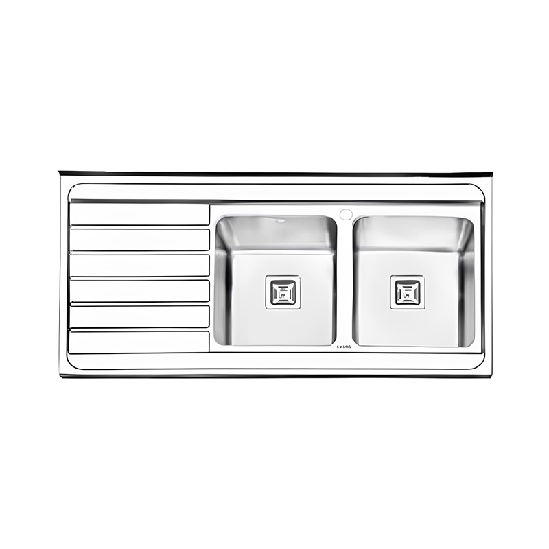 سینک ظرفشویی راست مدل 1086 ایلیا استیل ILIA STEEL 