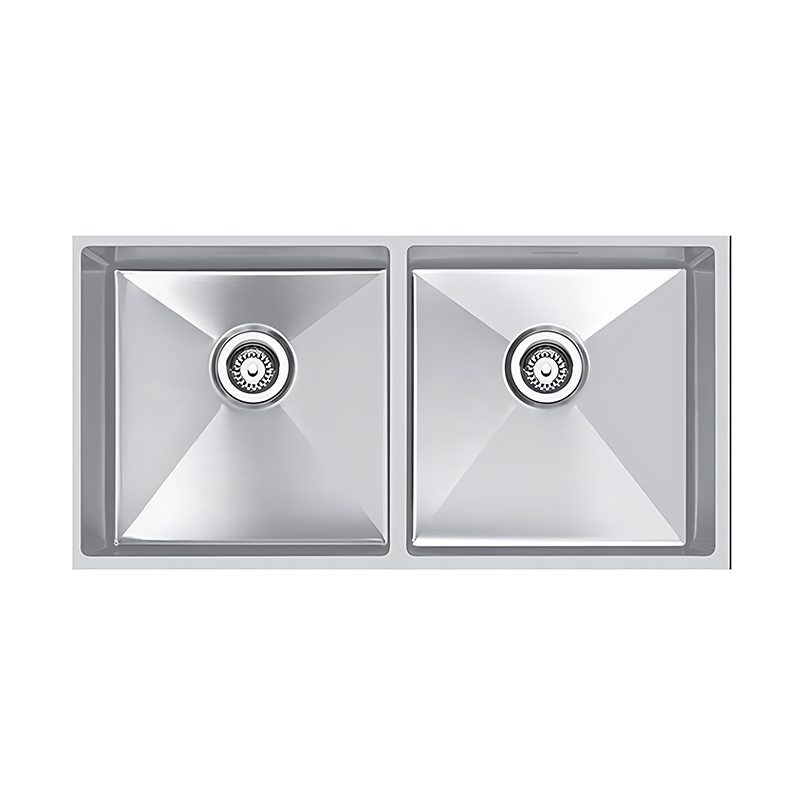 سینک ظرفشویی فانتزی تو کار چپ مدل 2086 ایلیا استیل ILIA STEEL 