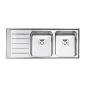 سینک ظرفشویی توکار چپ مدل 2060 ایلیا استیل ILIA STEEL نسترن16*12