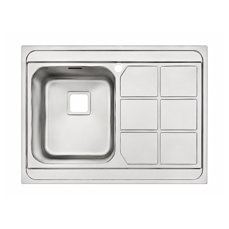 سینک ظرفشویی رو کار چپ مدل 1066 ایلیا استیل ILIA STEEL 
