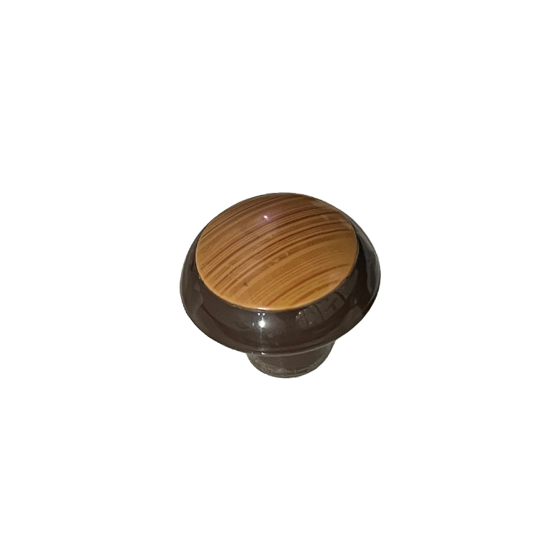 دستگیره کابینتی تک پیچ پلاستیکی ونگه طرح چوب کد A3 S.A بهسازان BEHSAZAN 1*M74