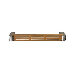 دستگیره کابینت دو پیچ پلاستیکی ساتن طرح چوب R235-160 میلوکس MILUX 1*C13