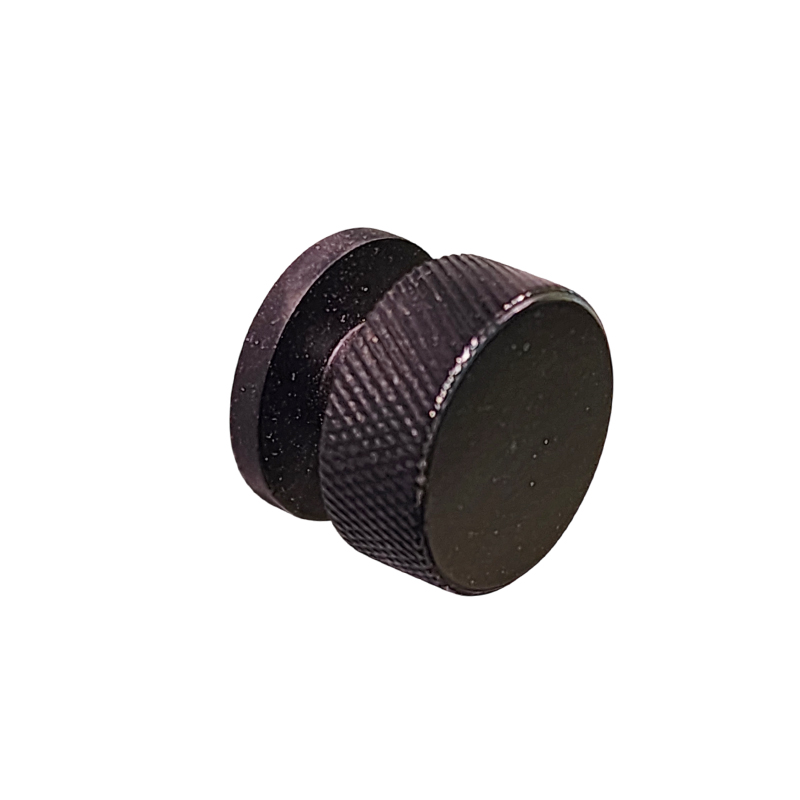 دستگیره کابینت تک پیچ عاج دار مشکی مات کد 2521 S.A لولاند LOLAND 1*AX01/1