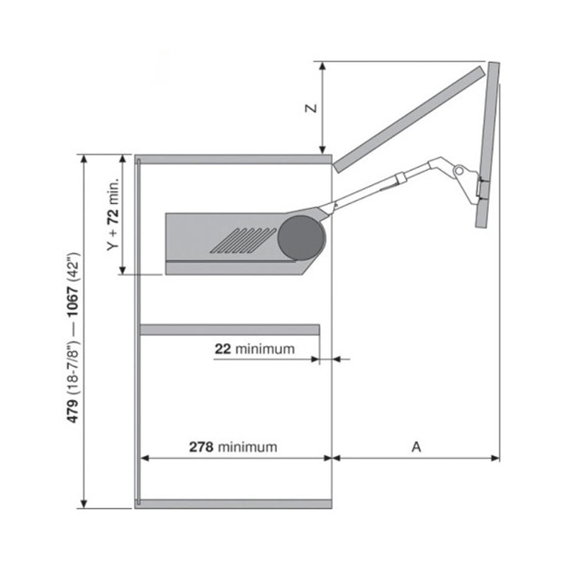 جک HF 25 بلوم Blum 