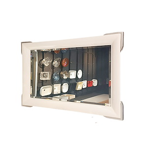 آینه مدل ونره-Venere سفید نقره ای سام سنگان SAMSANGAN 12*B13   مریم7*12