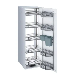سبد سوپر یخچالی 5 طبقه یونیت 45-50 ارتفاع 140-170 مدل 8441-2 پرو پلاتین PELATIN گلستان3*12