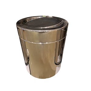 سطل زباله 5 لیتری باد بزنی کروم اکو کد 505CR اسمارت SMART
