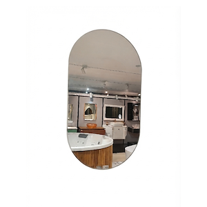آینه آرایشی کپسولی نور پشت مهتابی سایز 90*60 گلسموند GLASS MOND 