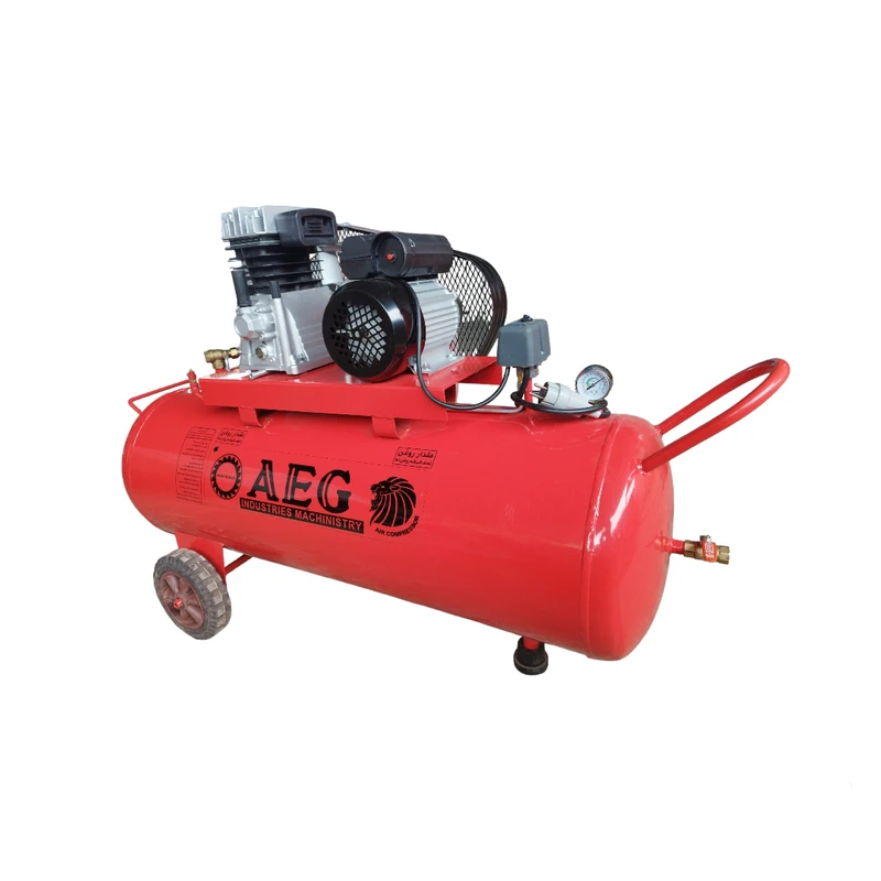 کمپرسور هوا چرخدار 150 لیتری 1/5 اسب ایستاده AEG 