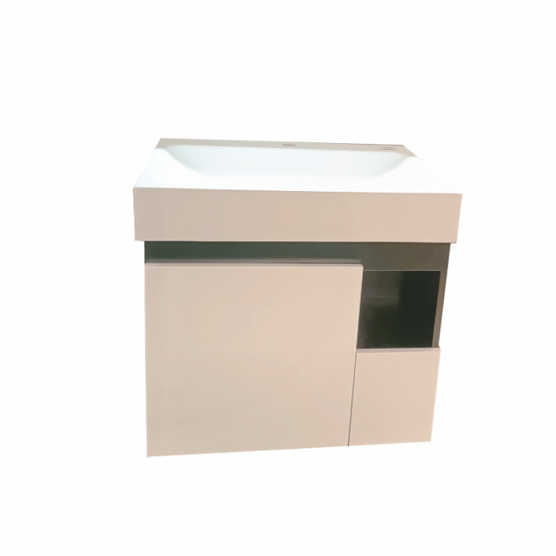 کابینت ST1016 مشکی مات درب سفید براق سام سنگان SAMSANGAN 