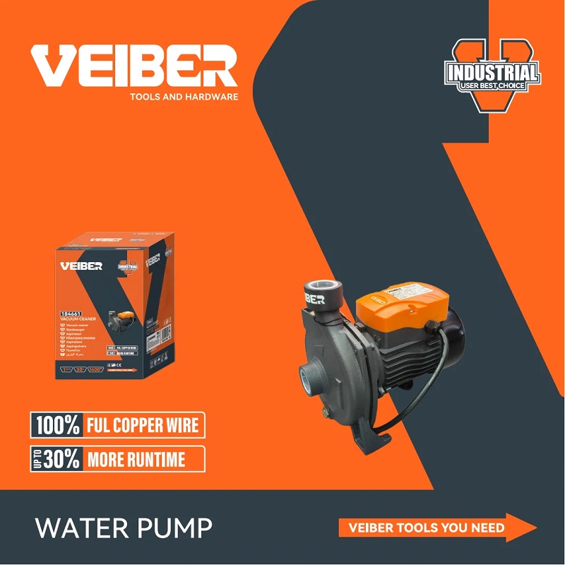 پمپ آب 1 اسب 750 وات کد 183109 ویبر VEIBER (وارداتی) 