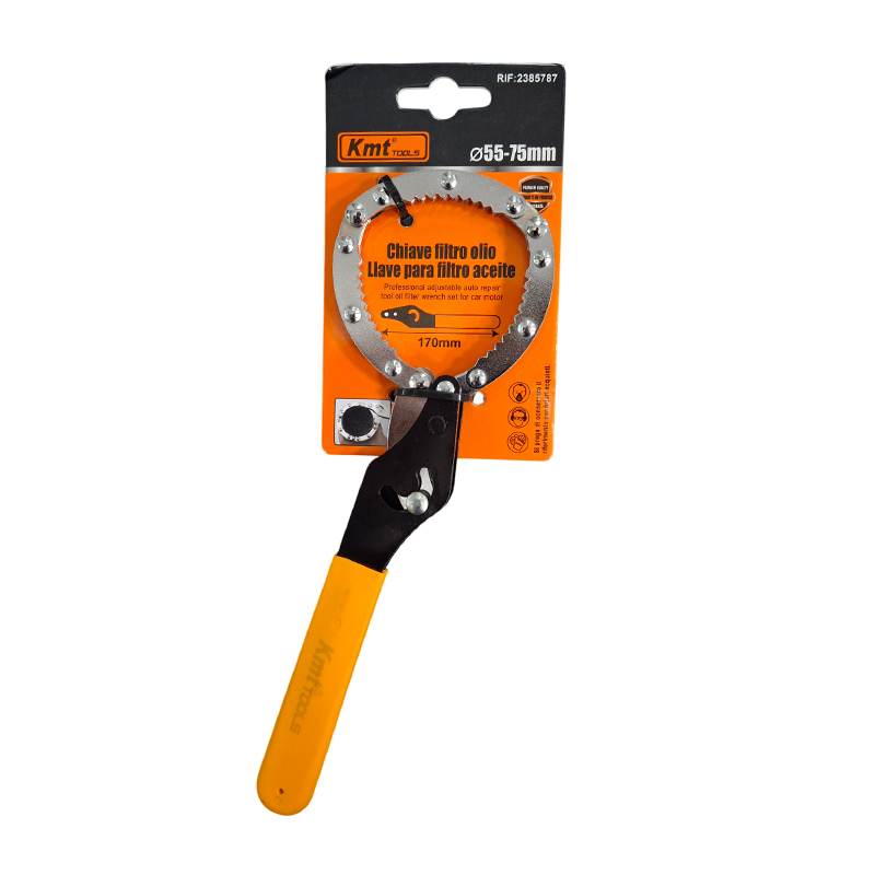آچار فیلتر باز کن 75-55 مدل RIF-2385787 کی ام تی KMT (وارداتی) 