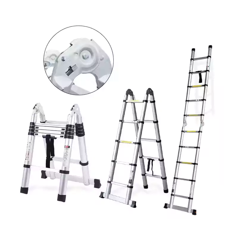 نردبان آلومینیومی تلسکوپی 3/2 متری دو طرفه (وارداتی) 