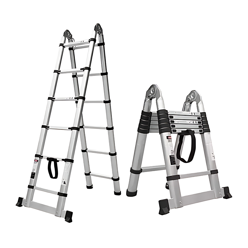 نردبان آلومینیومی تلسکوپی 3/8 متری دو طرفه (وارداتی) 