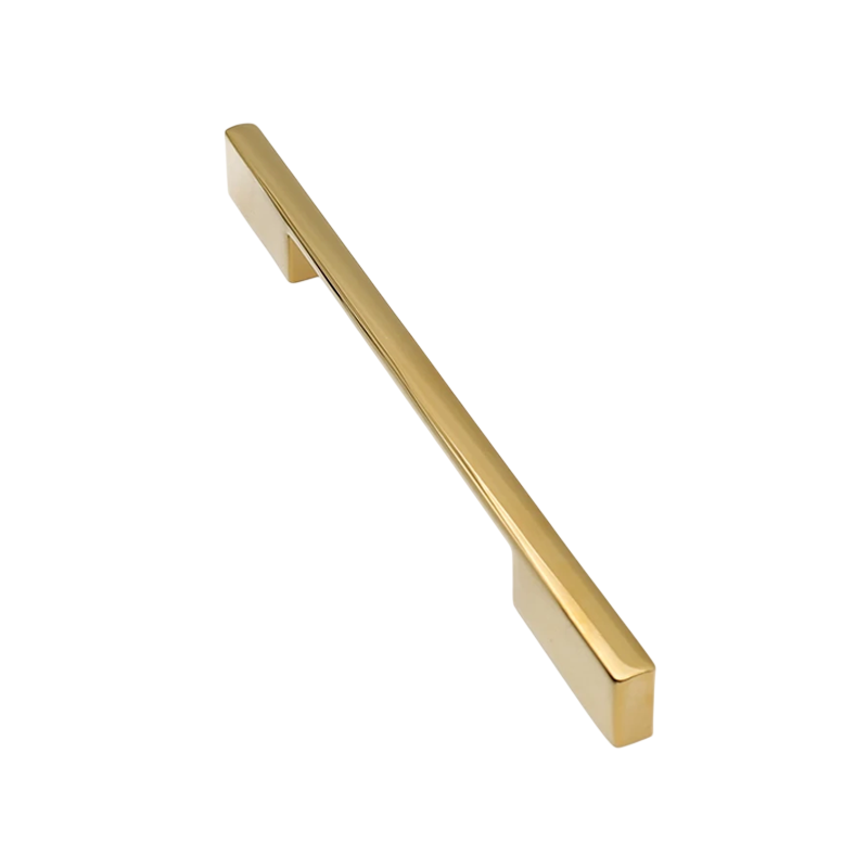 دستگیره کابینتی دو پیچ طلایی براق سایز 320-416 کد 32T برونتیل BRONTEEL 
