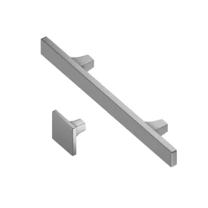 دستگیره کابینتی دو پیچ کروم مات سایز 256 کد 51 برونتیل BRONTEEL