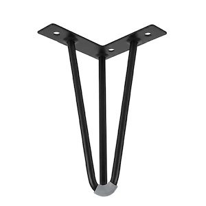 پایه مبل فلزی مشکی 18 س.م مدل GM304B (وارداتی)