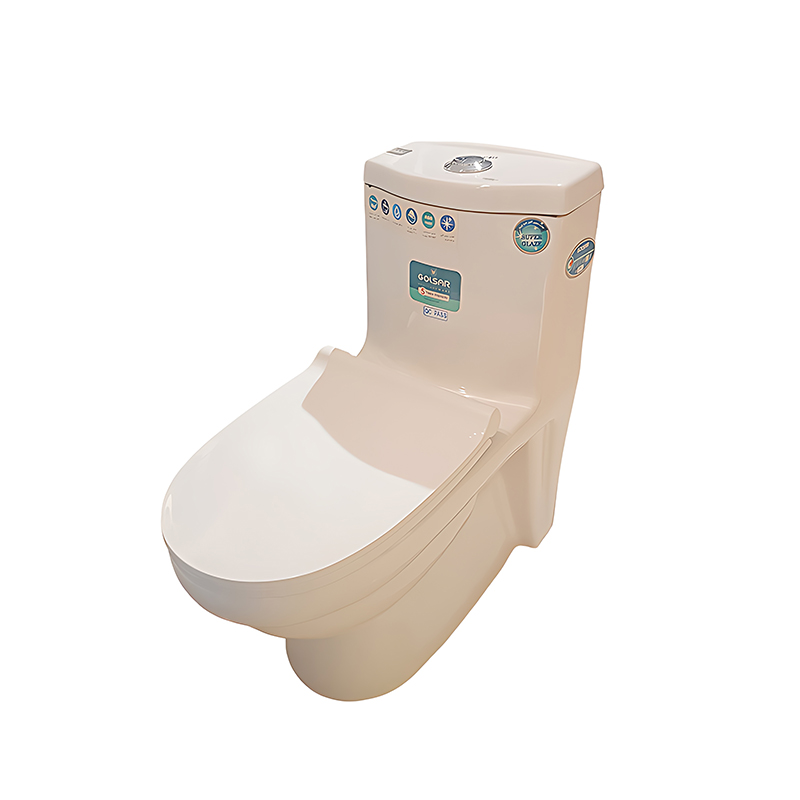 توالت فرنگی یک تکه کلین سفید ساده درجه 2 گلسار 12*A25