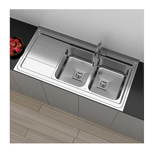 سینک ظرفشویی رو کار 120 س.م راست مدل SR1204R آلتون ALTON 