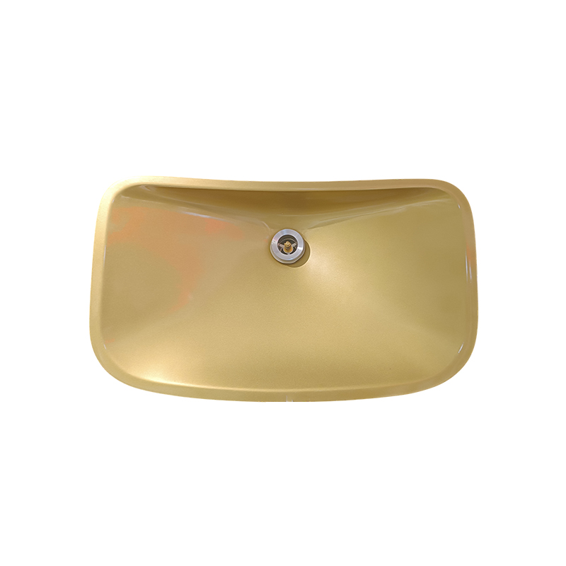 سنگ روشویی مدل گلس دیزاین Glass Desiyn طلایی سام سنگان SAMSANGAN 