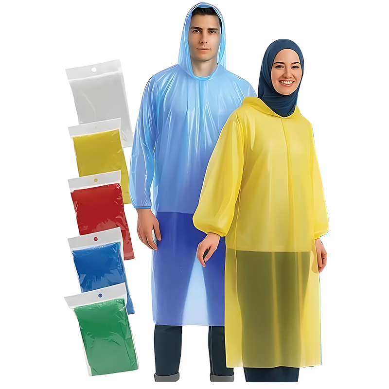 بارانی (پانچو) نایلونی باران پوش قرمز 1*F42