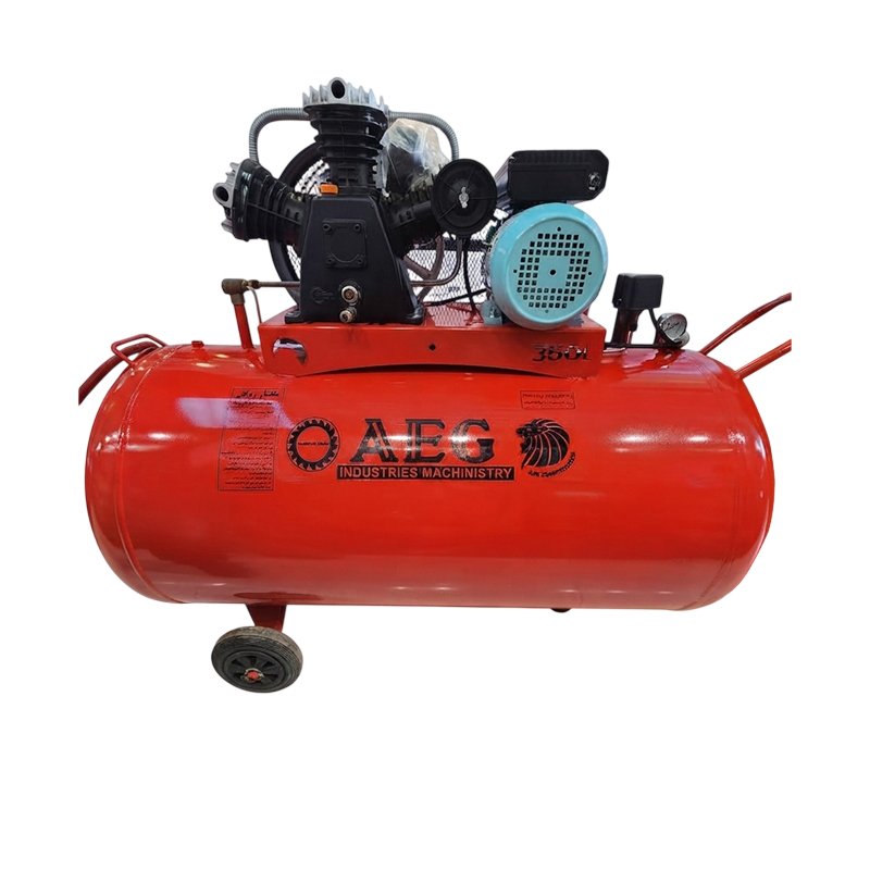 کمپرسور هوا چرخدار 350 لیتری 3 اسب 3 سیلندر خوابیده کاسپین CASPIAN 